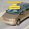 Front Left Driver Exterior Door Handle for Toyota Sienna (1998–2003) Beige