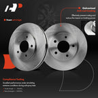 Front Disc Brake Rotors & Ceramic Pads for Buick Regal (1995-1996)