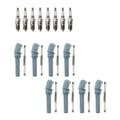 Set of 8 Denso Spark Plugs & NGK Ignition Coil Boots for Ford F-150 (2004–2008)
