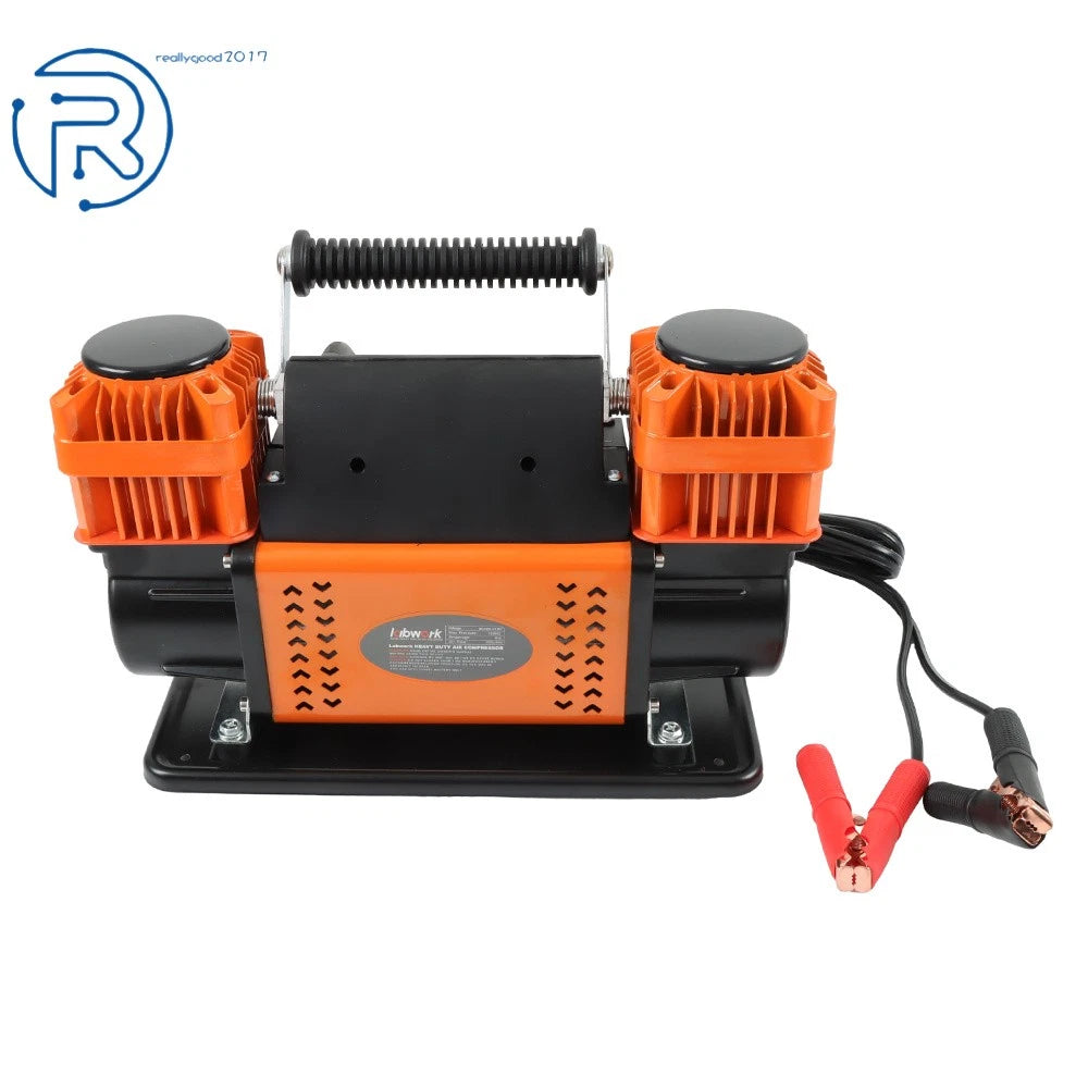 Dual Cylinder 12V Portable Inflator 150 PSI for Truck Tires (2010–2023)