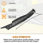 Left Side Windshield Wiper Cowl Vent Cover for Chevy GMC Express (1996-2020)