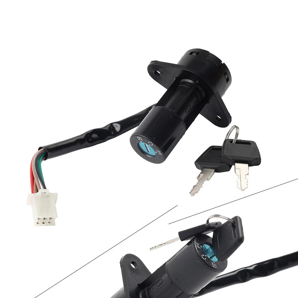 Ignition Switch Lock with 2 Keys for Suzuki GS125 (6 Wires)