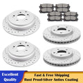 Brake Discs Rotors and Ceramic Pads Kit for Honda Odyssey (2005–2010)