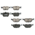 Akebono Euro Ceramic Slotted Brake Pads Kit for BMW E39 525i 528i (1997–2003)
