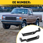 2X Interior Metal Door Handles Black for Ford F250 (1987–1998)