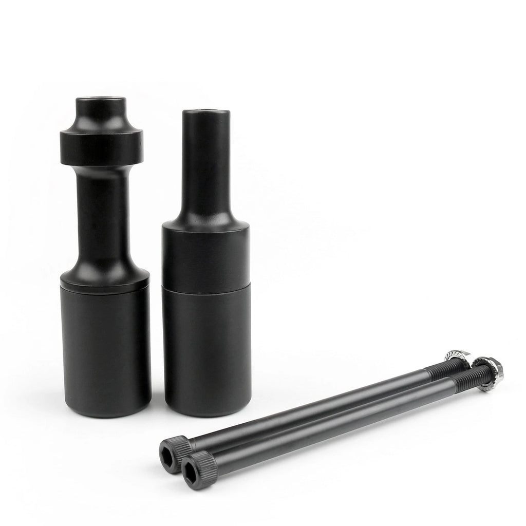 Frame Slider Crash Protector for Kawasaki Z1000 (2003–2006) No Cut Black N3