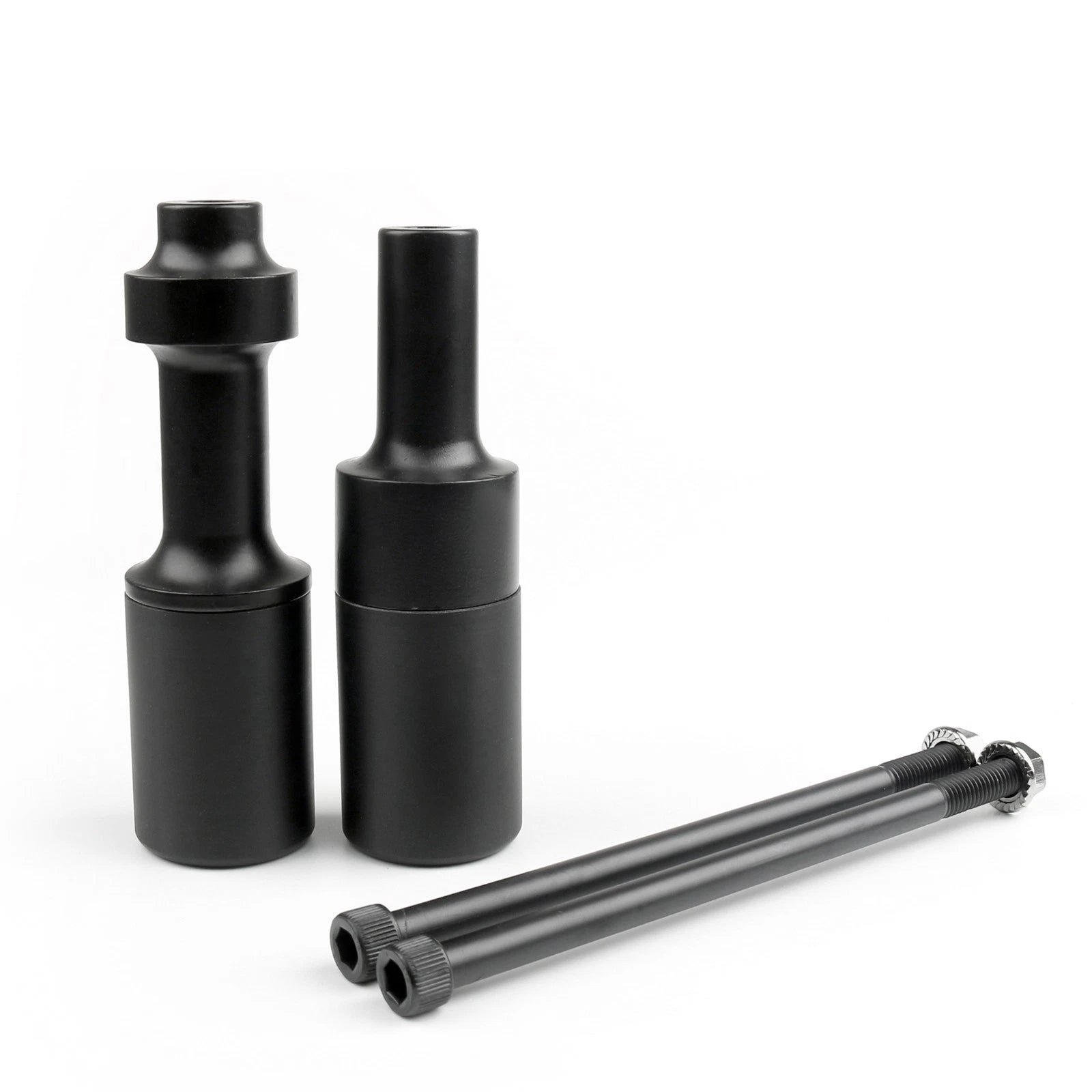 Frame Slider Crash Protector for Kawasaki Z1000 (2003–2006) No Cut Black N3
