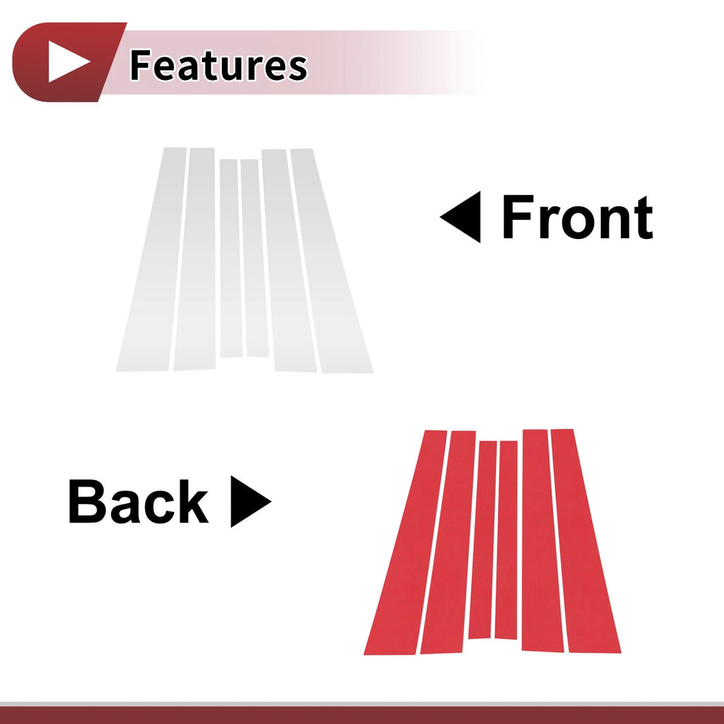 Door Pillar Window Trim for Mitsubishi Pajero Sport (2009–2015)