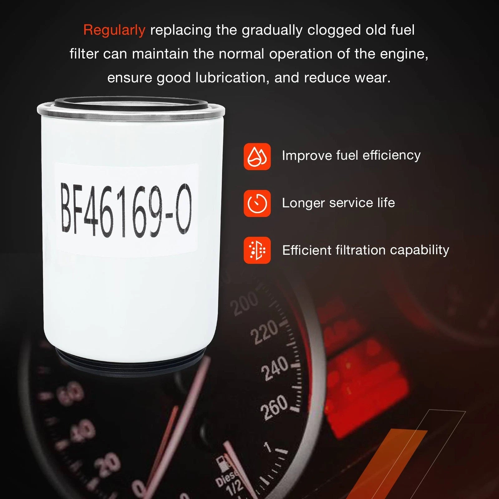 Fuel Water Separator Filter for International 4300 4400