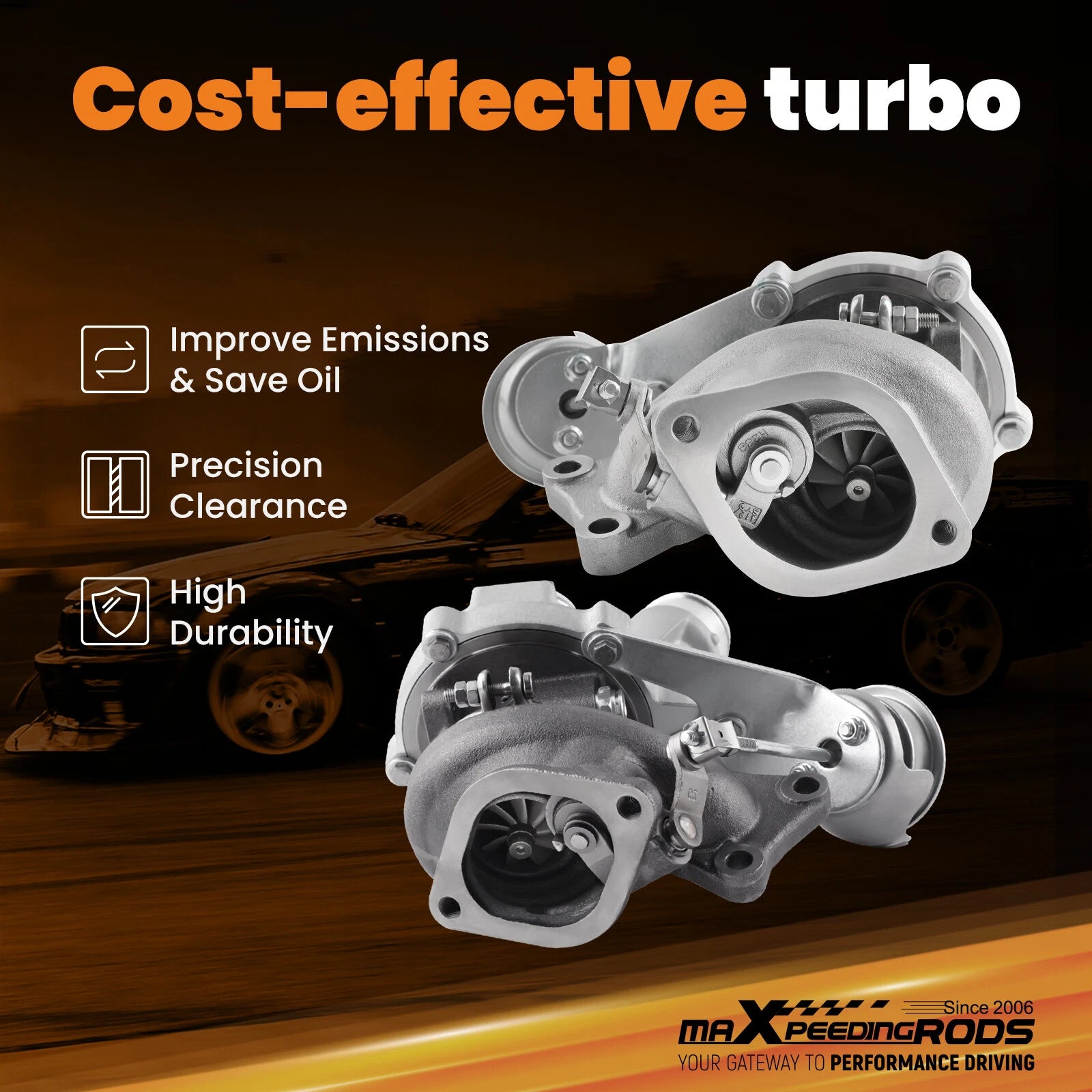 Twin Turbo Charger for Ford F150 Transit 150/250/350 Navigator (2015–2016)