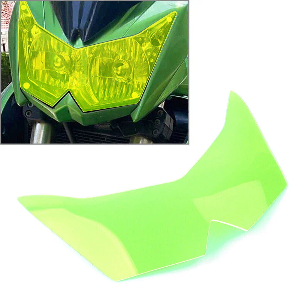 Headlight Guard Shield Green Lens Cover for Kawasaki Z750 Z750R Z1000 (2004-2019)