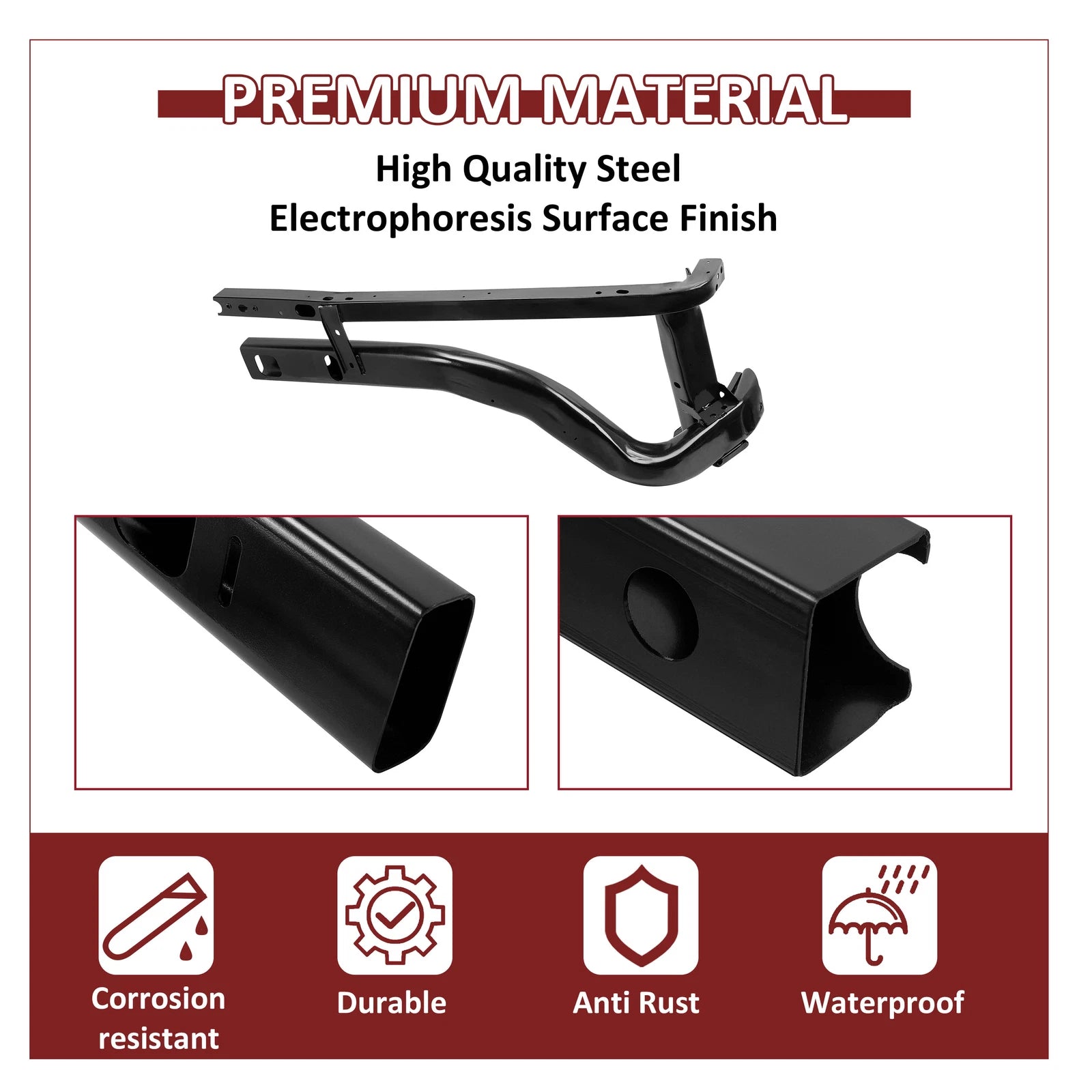 Radiator Support Rail for Ram 1500 (2011–2018) Right Side