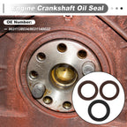 Set of 2 Rear Crankshaft Oil Seals for Toyota Avalon (1995–2004) 9031138034/9031140022