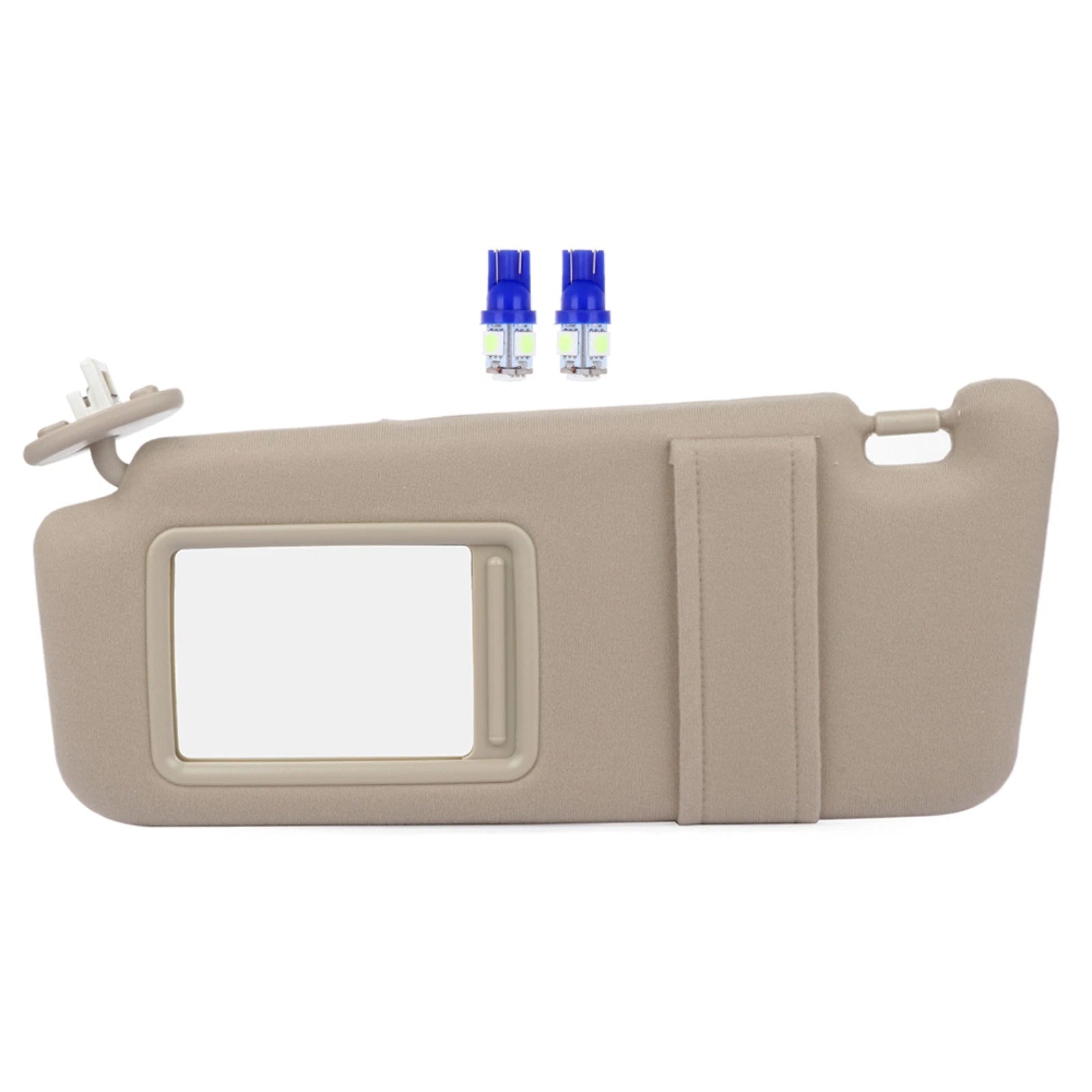 Tan Beige Sun Visor for Toyota Venza (2009–2016) + License Plate Light