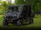 Scratch Resistant Flip Down Windshield for Kawasaki Mule Pro FXT/DXT/DX/FX (2015–2023)
