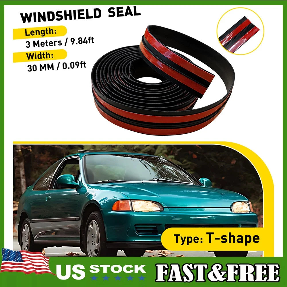 30MM Rubber Seal Strip for SUV Car Windshield Edge Trim