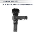 ABS Wheel Speed Sensor No. 89543-60050 for Toyota 4Runner (2003–2024)