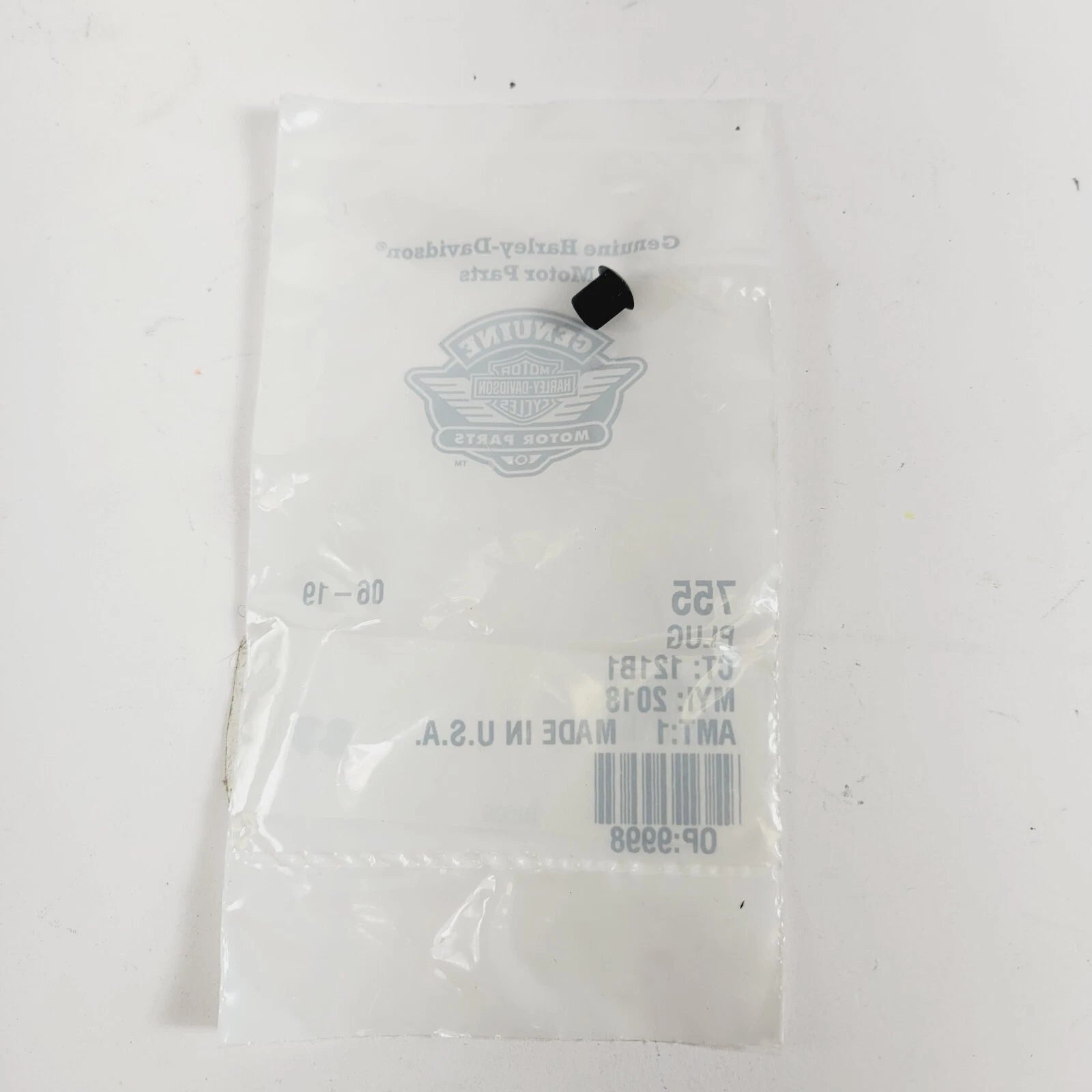 Black Hole Plug for Harley-Davidson (Fits )