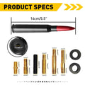 Bullet Antenna for Chevy Silverado (Black Red)