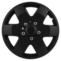 Set of 4 Black Wheel Covers for R15 Tire & Rim (Fits )