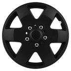 Set of 4 Black Wheel Covers for R15 Tire & Rim (Fits )
