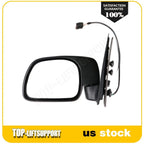 Driver Side Black Power Heated Exterior Mirror for Ford F-250 (1999–2007)