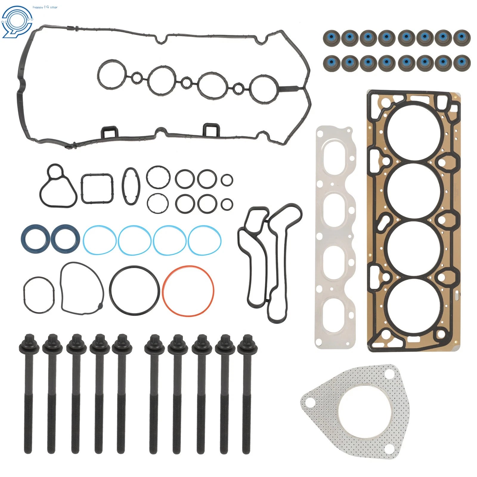 Head Gasket Bolts Set for Chevrolet Cruze Sonic (2012–2017)