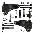 Front Control Arms Sway Bar Links Tie Rods Kit for Chevy GMC C1500 C2500 (1992–1999)