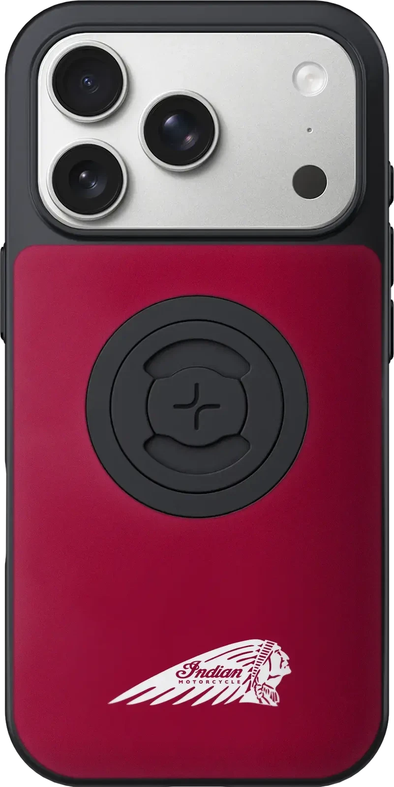 Phone Case for iPhone 17 Pro Max (2023) - Red with Headdress Logo