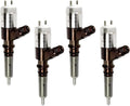 Set of 4 Fuel Injectors for Caterpillar 320D 321D 321DLCR 323D