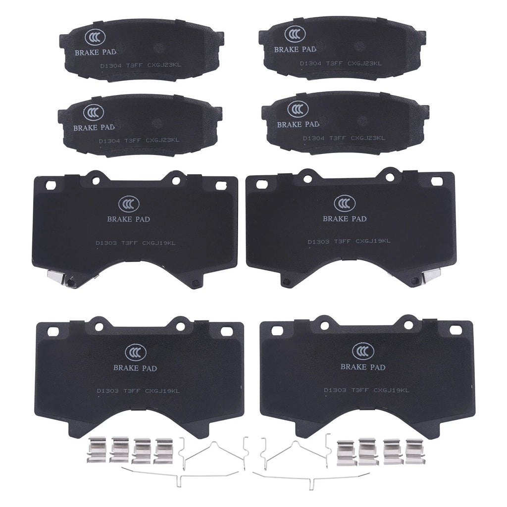 Ceramic Brake Pads for Toyota Tundra Sequoia Land Cruiser Lexus LX570 (2007–2021)