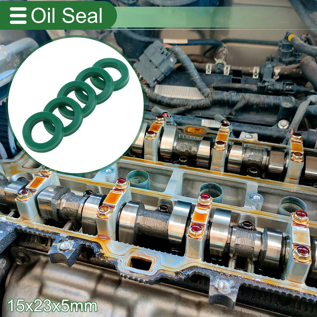 5X Oil Seal Rotary Shaft Seal for Various Models (15x23x5mm)