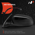 Heated Manual Fold Driver Power Mirror for Jeep Cherokee (2014-2018)