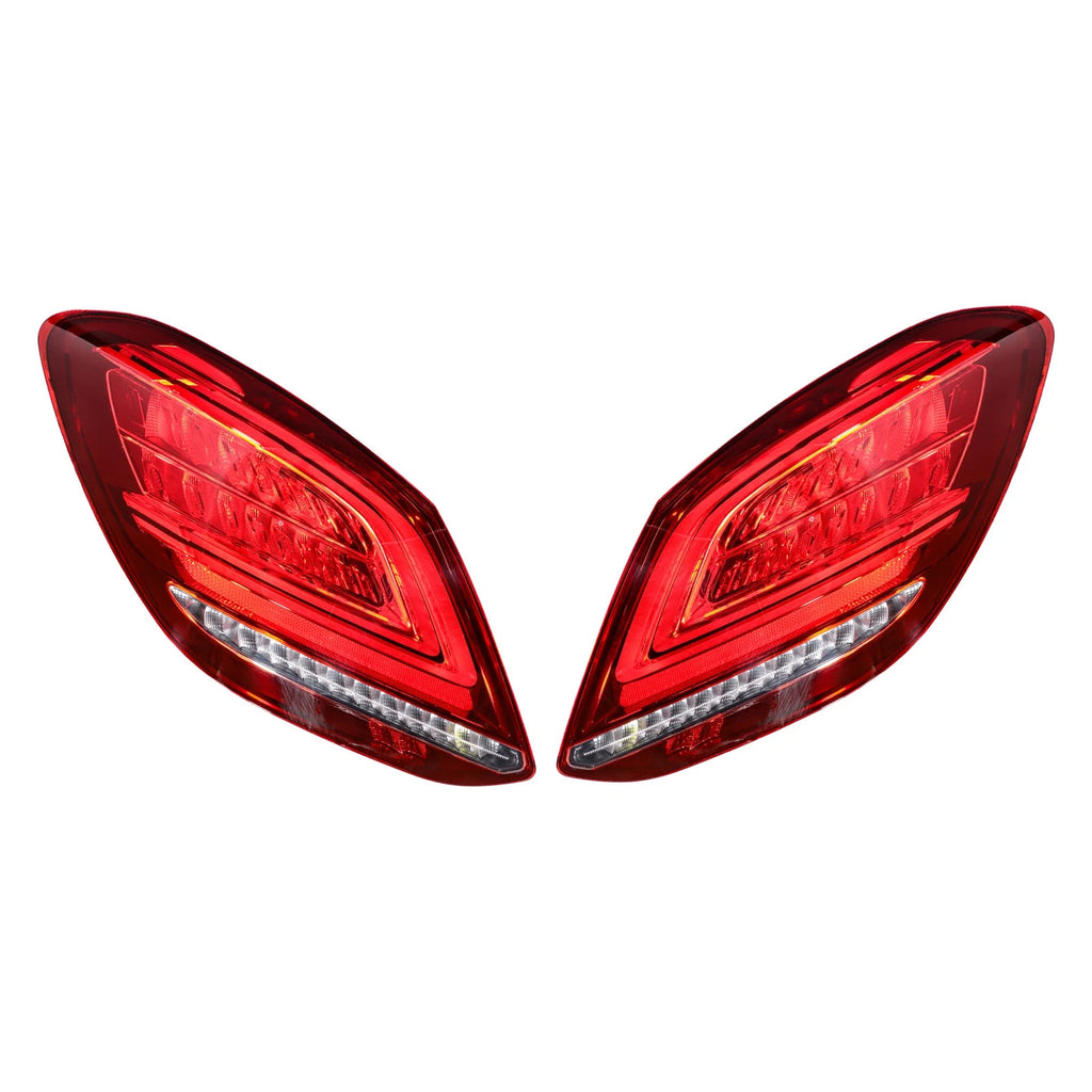 Set of 2 LED Tail Lights for Mercedes Benz W205 C-Class (2019–2021)