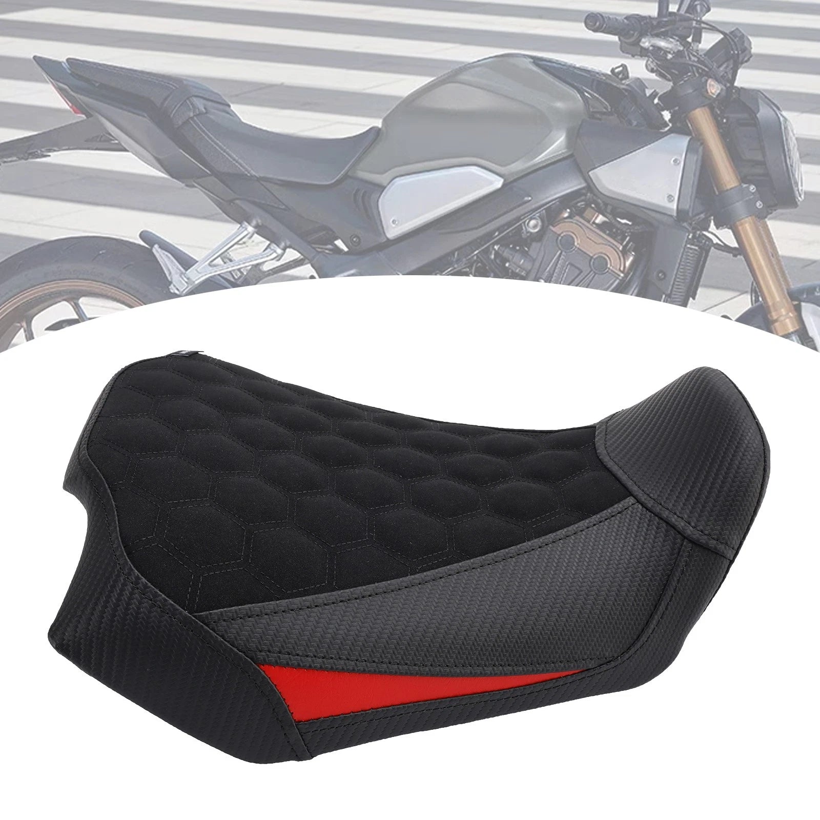 Lower Front Driver Seat Pillion Saddle Red for Honda CB650R CBR650R (2024+)
