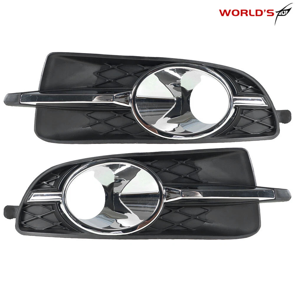 Set of 2 Black Fog Light Trim Bezels for Buick LaCrosse (2010–2013)