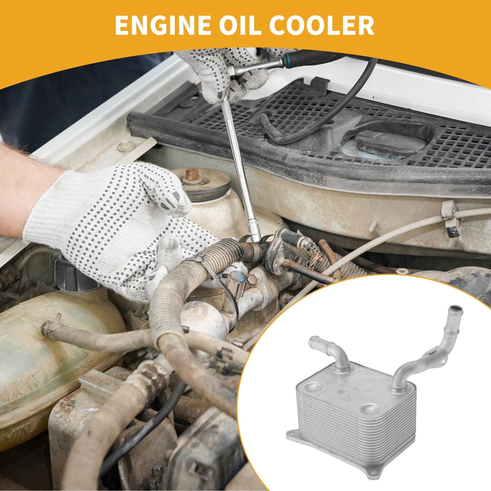 Engine Oil Cooler for Audi Q7 (2007–2010) No. 079117015A