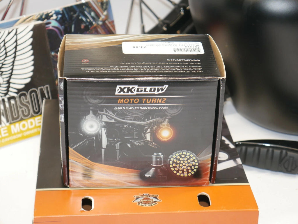 XK Glow Bullet Style LED Turn Signals for Harley Davidson & Indian