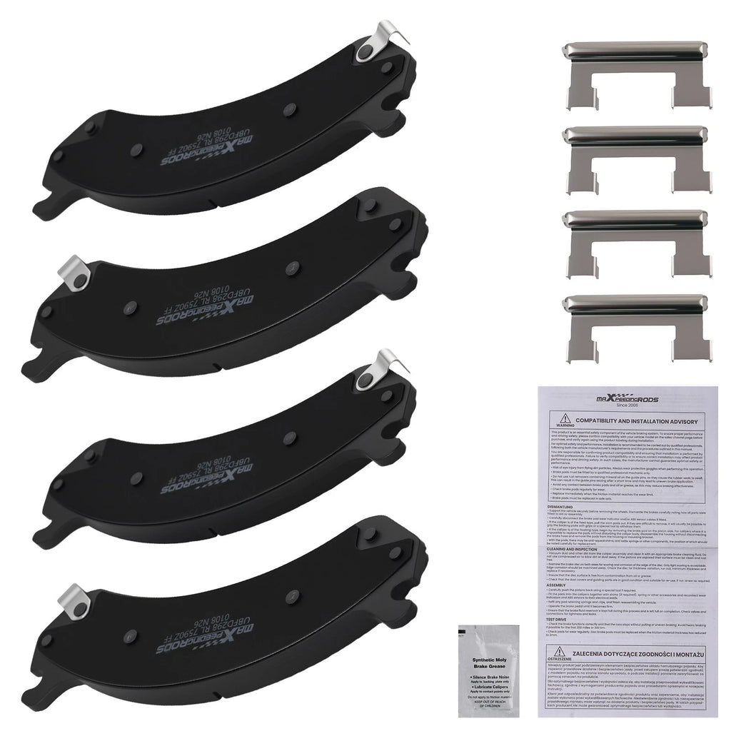 Front Ceramic Brake Pads Kit D784 for Cadillac DeVille DTS (2000–2011)