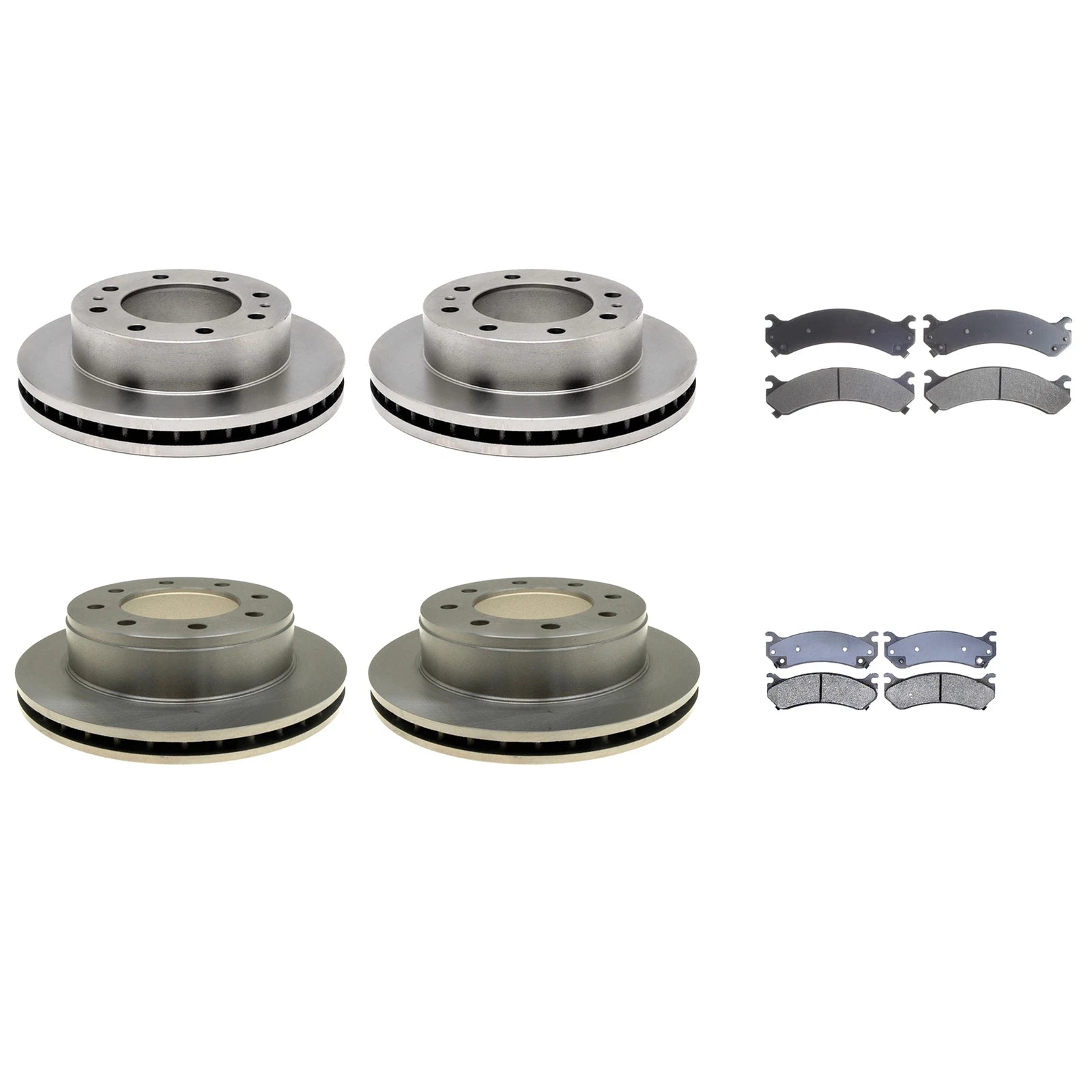 ACDelco Silver Brake Kit Disc Rotors Pads for Silverado HD (325mm/330mm)