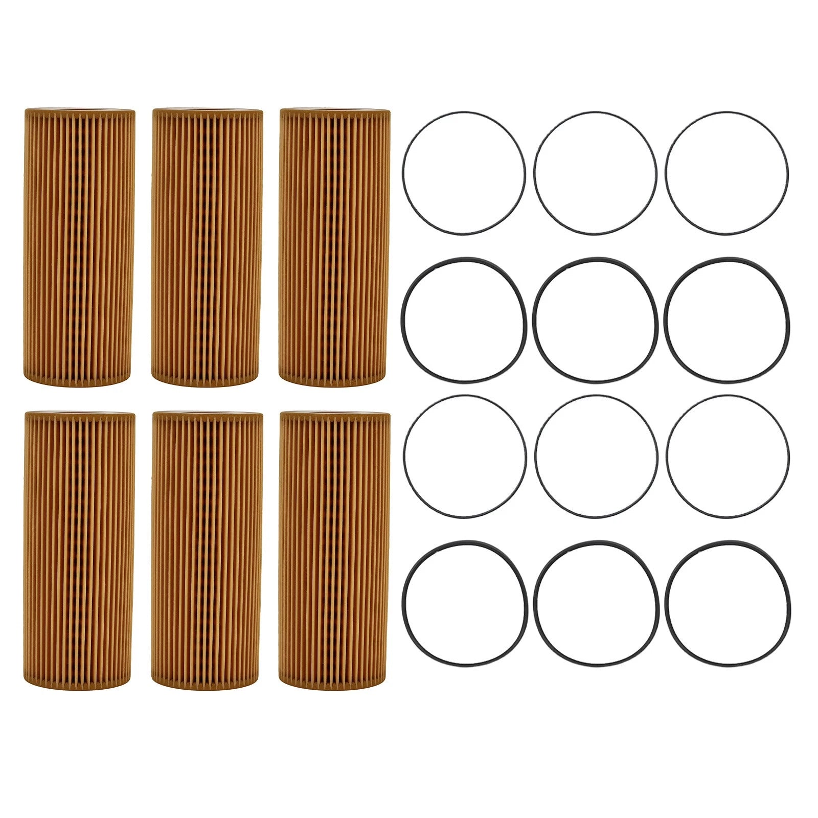 Oil Filter 6Pack for Audi S4 S5 3.0L (2009–2018) 06E115562