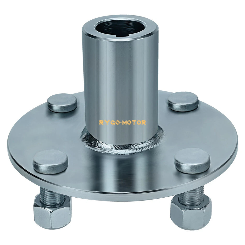 4" Go-Kart Live Axle Hub with 1" to 3/4" Step-Down for Go-Kart, ATV