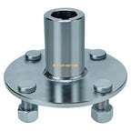 4" Go-Kart Live Axle Hub with 1" to 3/4" Step-Down for Go-Kart, ATV