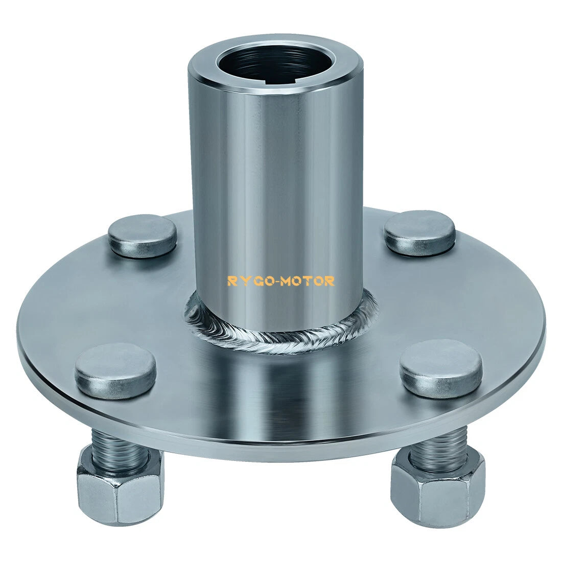 4" Go-Kart Live Axle Hub with 1" to 3/4" Step-Down for Go-Kart, ATV