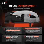 Right Interior Door Handle for Jeep Compass Patriot (2007) Gray Plastic