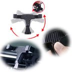 Carbon Fiber Style Phone Mount Holder for Toyota CH-R (2018–Present)