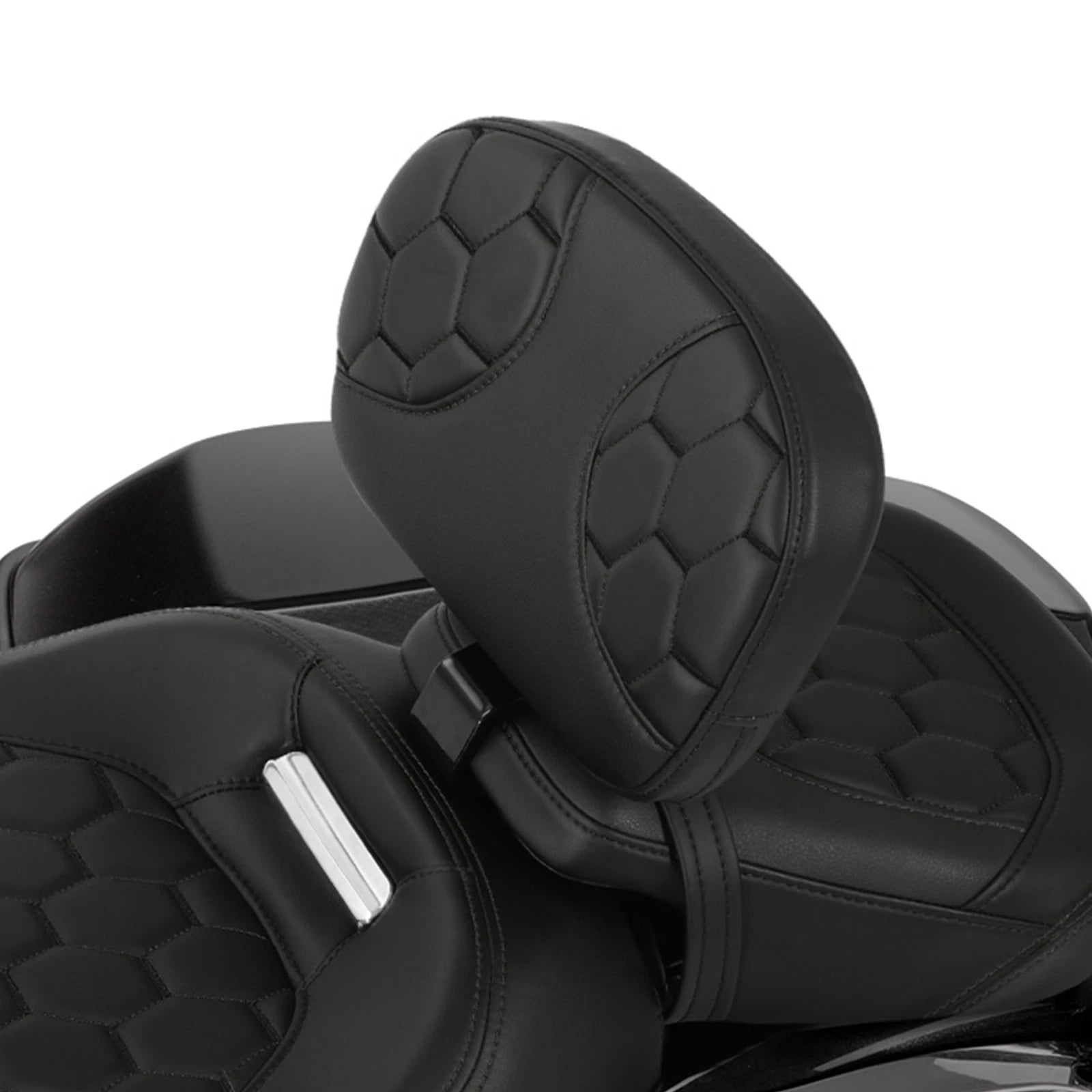Front Rider Driver Backrest Pad for Harley Street Road Glide (2009–2023)
