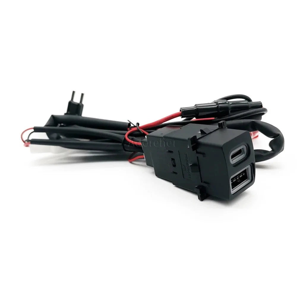 USB-C USB-A Dashboard Switch Fast Charger for Subaru Legacy (2014–2025)