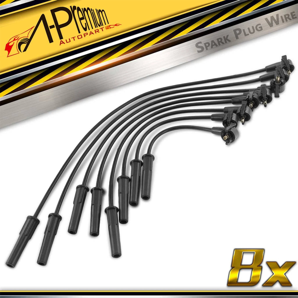 8x Spark Plug Wire Set for Ford Mustang Ranger (1989–1993)