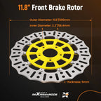 Front Brake Disc Rotor Kit for Harley-Davidson Touring Road King (2008–2019)